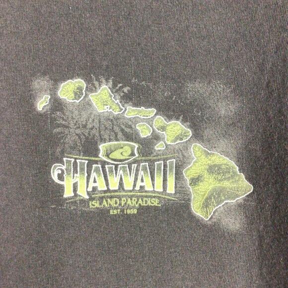 Vintage Hawaii Island map Paradise T Shirt Gray XL - Picture 4 of 4